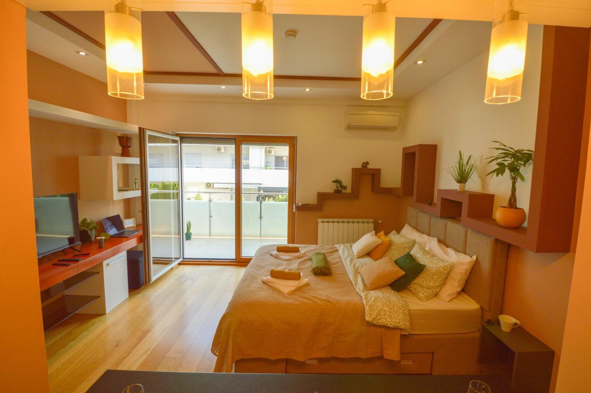 נובי סאד Spacious Studio Park City מראה חיצוני תמונה